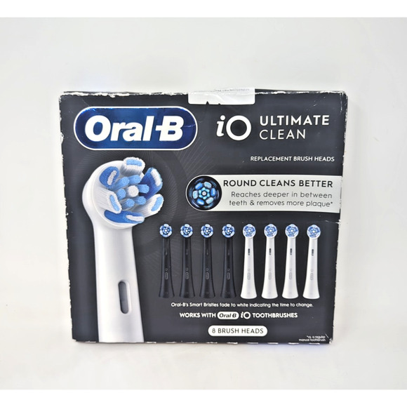 Oral-B iO Series Electric Toothbrush Replacement Brush Heads Ultimate Clean, 8ct - Picture 1 of 3